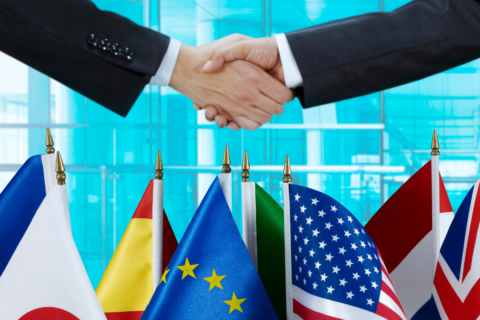 image décorative d'une poignée de mains