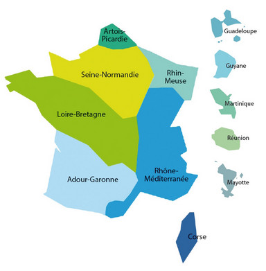 carte des bassins hydrographiques mini